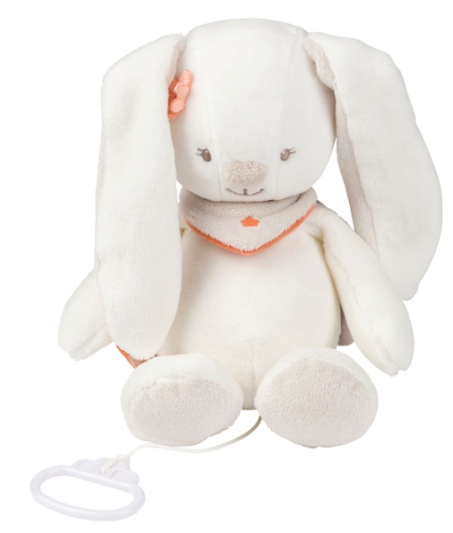 Nattou Peluche Musicale Lapin Mia - 28 cm