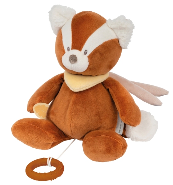 Nattou Peluche Musicale Panda Roux Boris