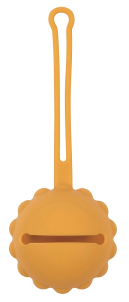 Nattou Porte Sucette Silicone Curry