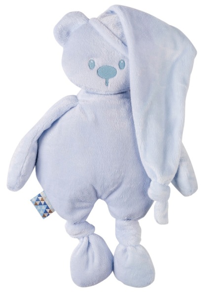 Nattou Peluche Ours Bleu Clair Lapidou Nattou Peluche Ours Bleu Clair Lapidou