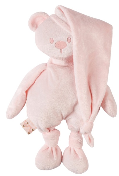 Nattou Peluche Ours Rose Lapidou