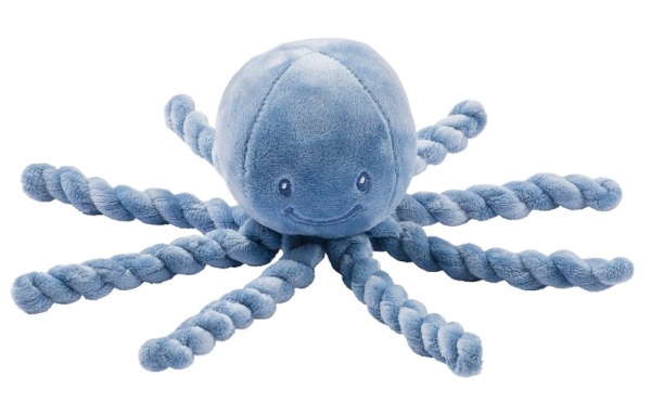 Nattou Peluche Poulpe Bleu Infinity Lapidou