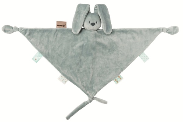 Nattou Doudou Maxi Lapin Vert de Gris Lapidou