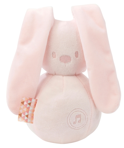 Nattou Peluche Musicale Lapin Rose Lapidou