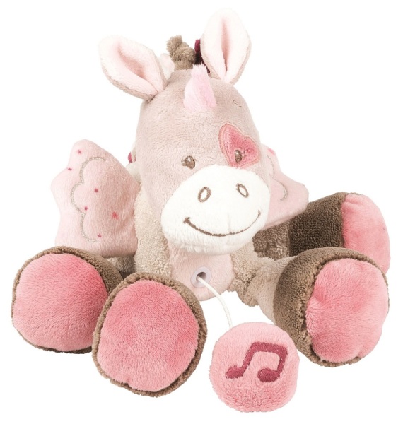 Nattou Peluche Musicale Licorne Jade - 20 cm