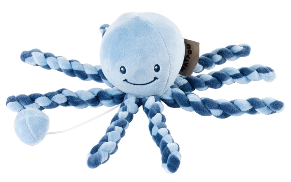 Nattou Peluche Musicale Poulpe Marine Bleu Ciel Lapidou Nattou Peluche Musicale Poulpe Marine Bleu Ciel Lapidou