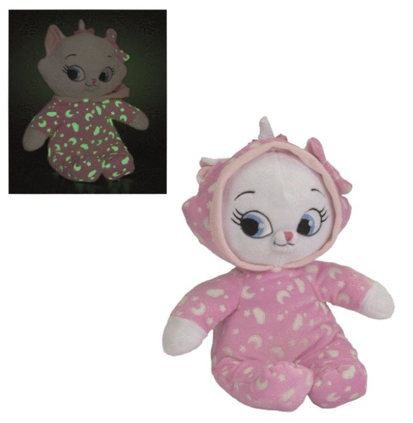 Disney Peluche Marie Les Aristochats Lumineux - 25 cm