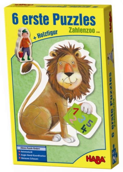 Haba 6 Premiers Puzzles - Le Zoo aux Chiffres