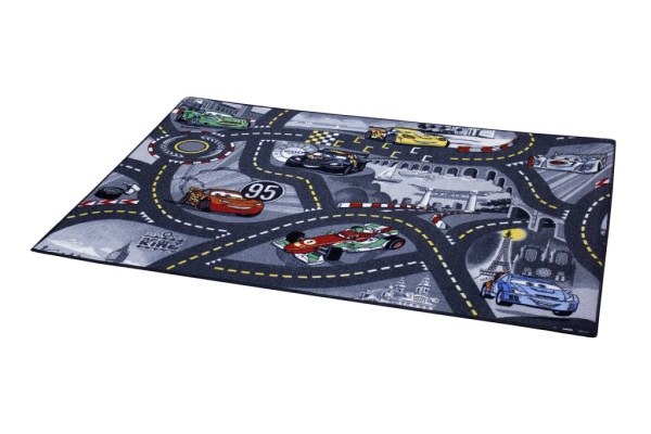  Tapis Circuit Worlds Of Cars 2 Gris - 95x130 cm