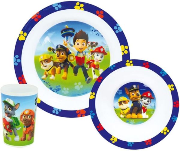 Fun House Ensemble Repas 3 Pièces Pat Patrouille