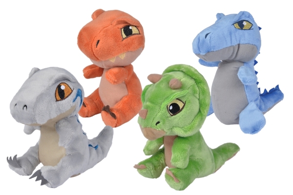 Nicotoy Lot de 4 Peluches Dinosaure Jurassic World