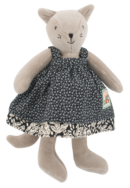 Moulin Roty Peluche Agathe La Chatte La Grande Famille - 22 cm