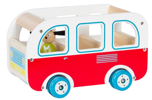 Moulin Roty Bus en bois La Grande Famille