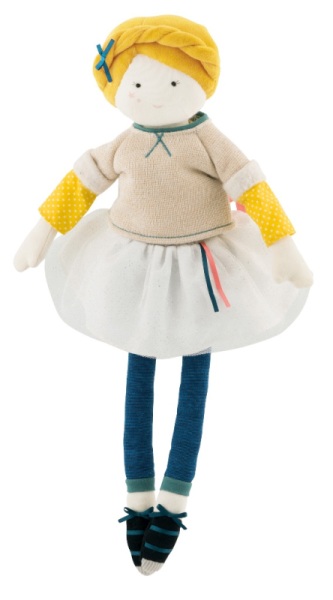 Moulin Roty Poupée Mademoiselle Églantine Les Parisiennes - 39cm