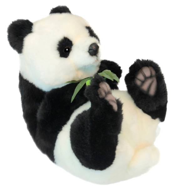 Anima Peluche Panda Couché sur le Dos - 25 cm