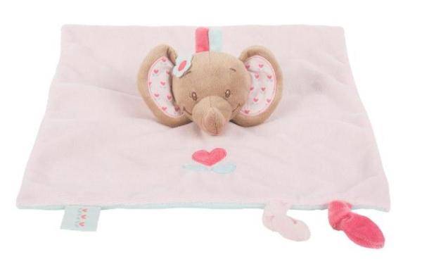 Nattou Doudou Eléphant Rose