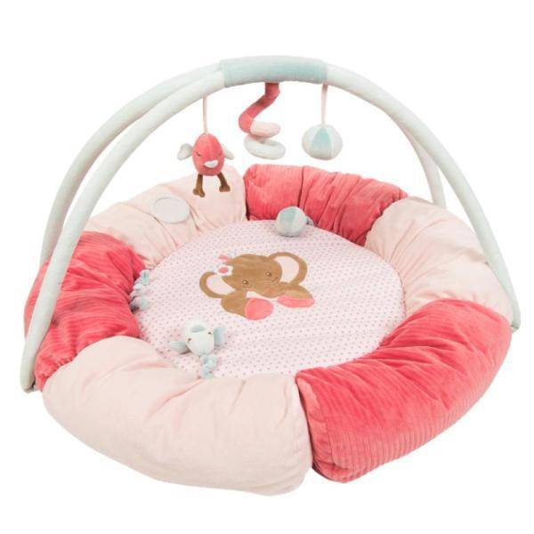 Nattou Tapis d'Eveil Pouf Charlotte et Rose