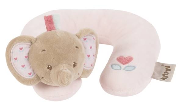 Nattou Cale Tête Eléphant Rose Naissance