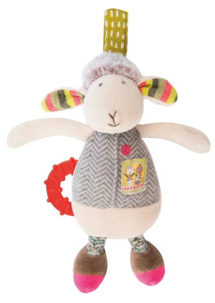 Moulin Roty Peluchette Mouton Mr Ciboulette Anneau Dentaire Les Cousins du Moulin