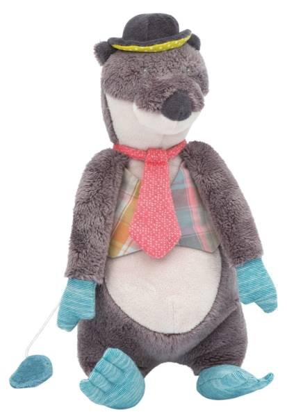  Peluche Musicale Loutre Mademoiselle Ribambelle - 33 cm