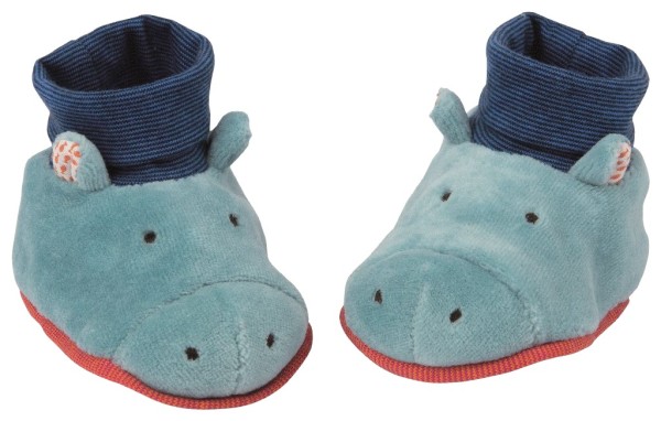 Moulin Roty Chaussons Hippopotame Les Papoum