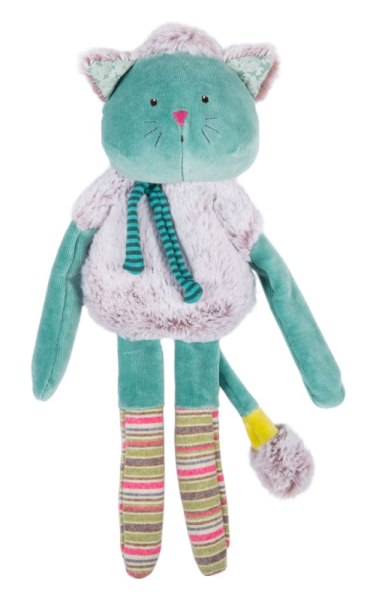 Moulin Roty Peluche Chat Bleu Les Pachats