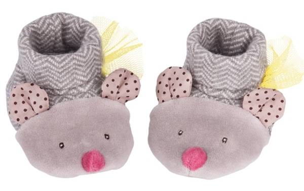 Moulin Roty Chaussons Souris Grise Les Pachats
