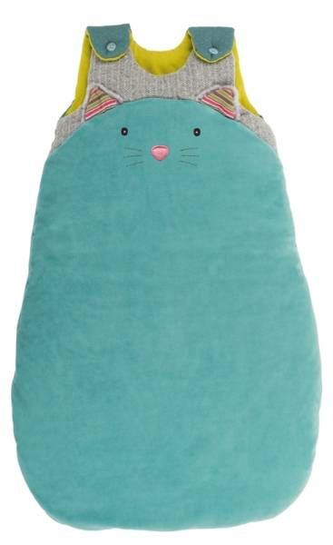 Moulin Roty Gigoteuse Chat Les Pachats Bleu - 70 cm