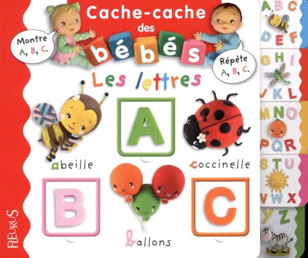 Fleurus Livre Cache Cache Bébé Les Lettres