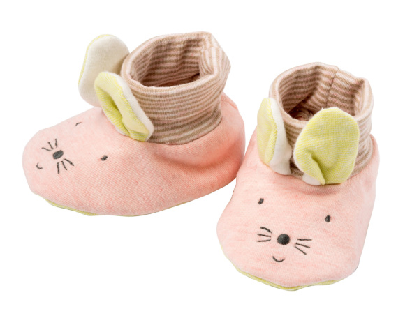 Moulin Roty Chaussons Souris Les Petits Dodos - 0/6 mois