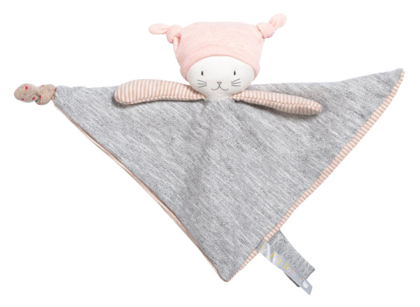 Moulin Roty Doudou Attache Tétine Chat Moon Les Petits Dodos - 24 cm