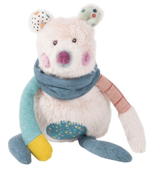 Moulin Roty Peluche Ours Crème Les Jolis Trop Beaux - 27 cm