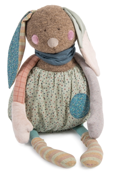 Moulin Roty Peluche Lapin Les Jolis Trop Beaux - 82 cm