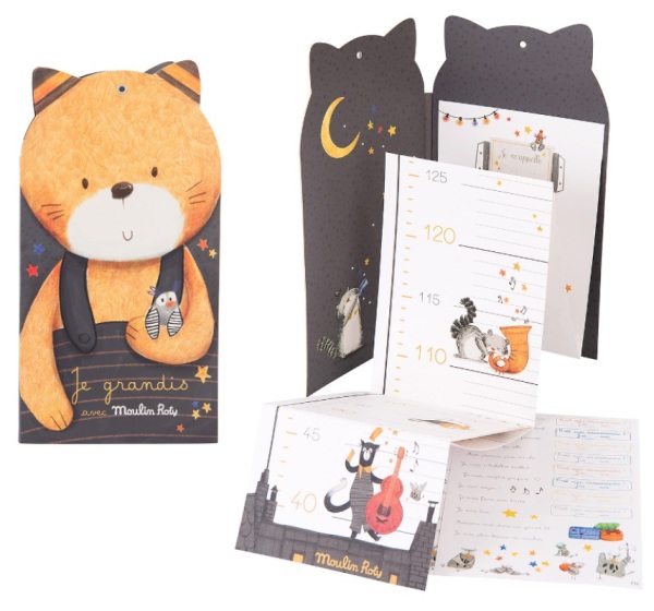 Moulin Roty Toise Carnet Chat Les Moustaches