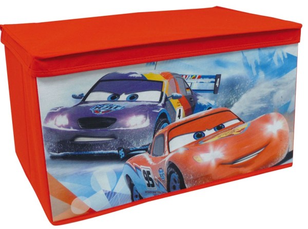 Fun House Coffre à Jouets Pliable Cars Ice Racing