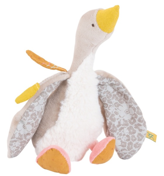 Moulin Roty Peluche Oie Fléchette Grise Le Voyage d'Olga - 23 cm