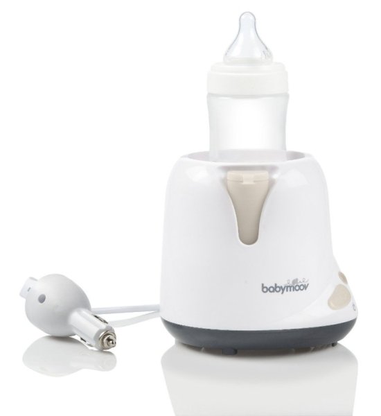 Babymoov Chauffe Biberon Double Alarme Maison et Voiture Cream