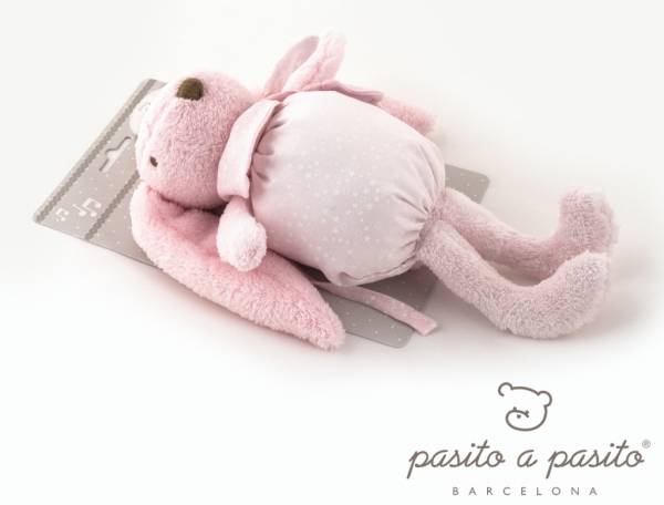 Pasito A Pasito Peluche Musicale Lapin Etoile Rose - 25 cm Pasito A Pasito Peluche Musicale Lapin Etoile Rose - 25 cm