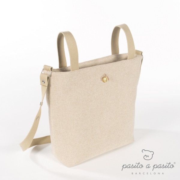 Pasito A Pasito Petit Sac à Langer Sweet Tweed Beige