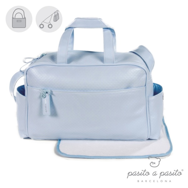 Pasito A Pasito Sac à Langer New Cotton Bleu Pasito A Pasito Sac à Langer New Cotton Bleu