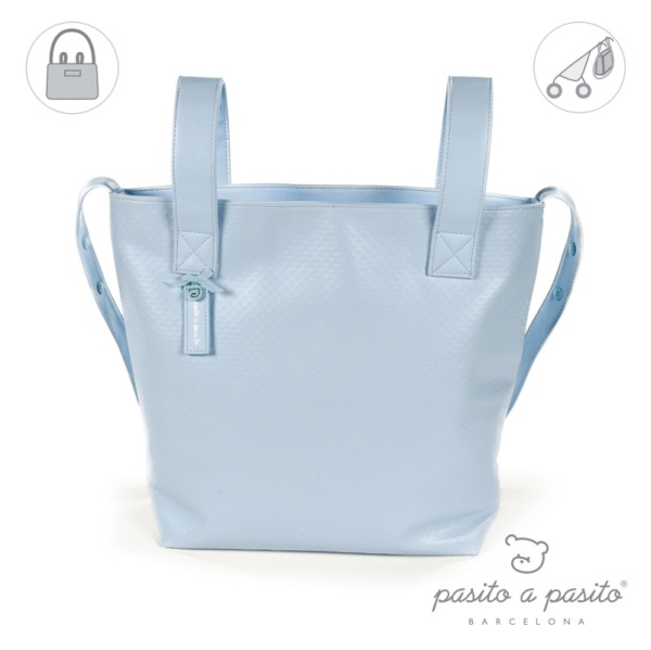 Pasito A Pasito Petit Sac à Langer New Cotton Bleu