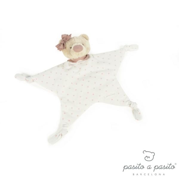 Pasito A Pasito Doudou Ours Rose Amélie