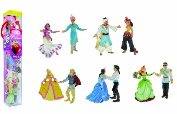 Plastoy Tube 10 Figurines Le Bal des Princesses