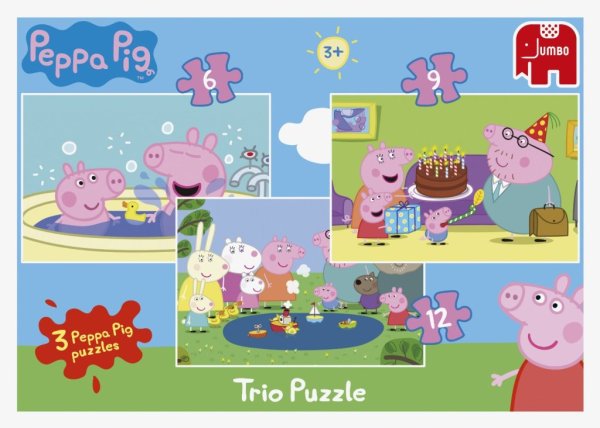 Diset Trio Puzzles Peppa Pig