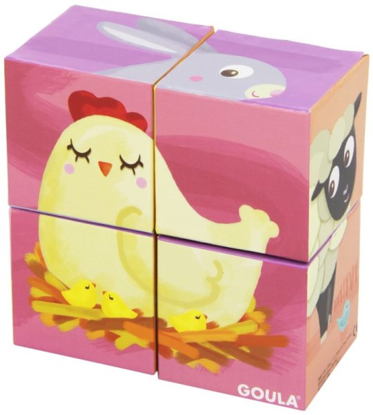 Goula Puzzle 4 Cubes Ferme