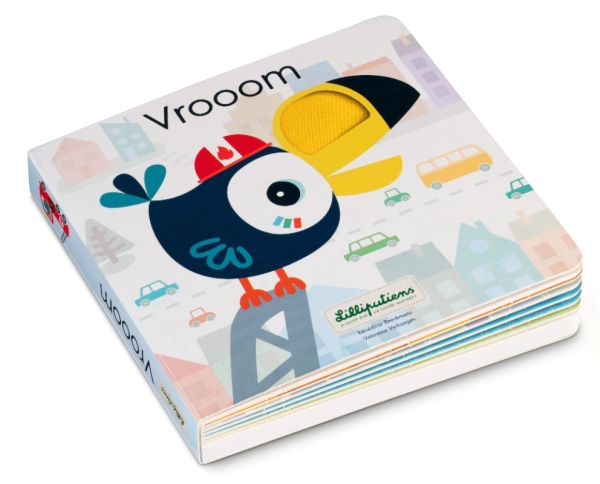 Lilliputiens Livre Sonore et Tactile Vrooom