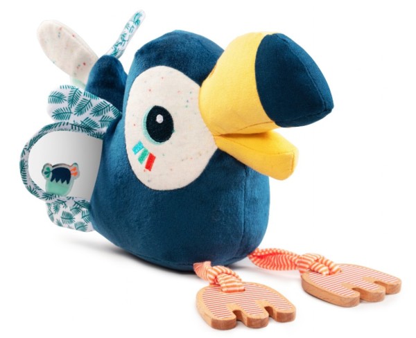 Lilliputiens Peluche Toucan Pablo Multi-activités