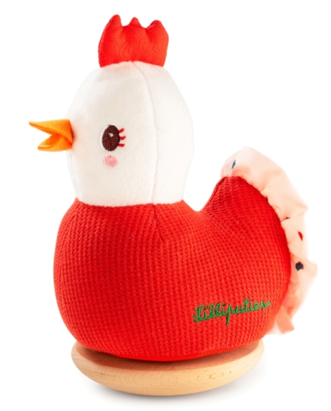 Lilliputiens Peluche Culbuto Poule Paulette