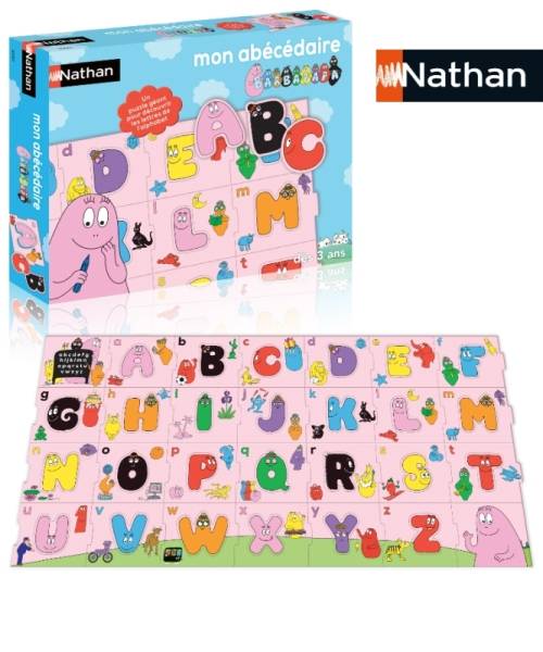 Nathan Jeux Abécédaire Barbapapa