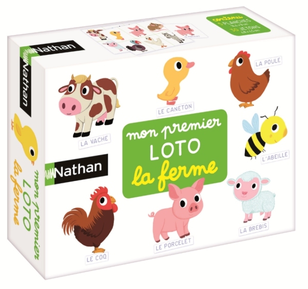 Nathan Jeux - Mon premier loto la ferme Doudouplanet, Livraison
